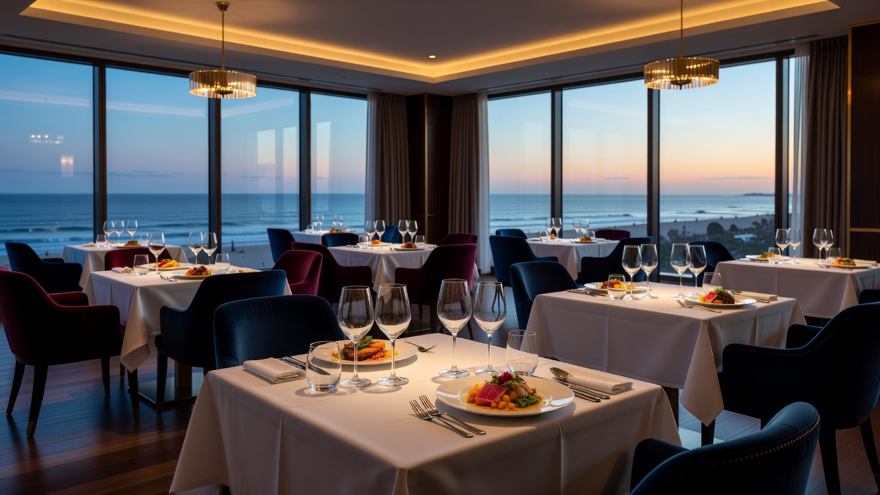 Fine dining restaurant resort